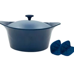 Fabrique de Styles Plats Et Appareils De Cuisson*L'incroyable Cocotte myrtille d24cm avec poignée en métal