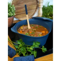 Fabrique de Styles Plats Et Appareils De Cuisson*L'incroyable Cocotte myrtille d24cm avec poignée en métal