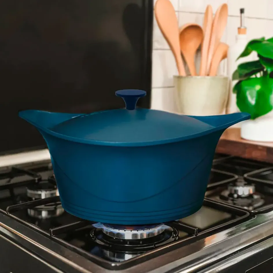Fabrique de Styles Plats Et Appareils De Cuisson*L'incroyable Cocotte myrtille d24cm avec poignée en métal
