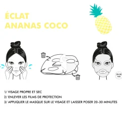 Fabrique de Styles Soins Du Visage*Masque visage fruit collection éclat en bio cellulose