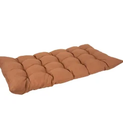 Enfant Fabrique de Styles Bains De Soleil, Chiliennes|Jardin*Matelas banco 15 capitons en coton terracotta 120x60cm - Colors