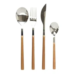 Fabrique de Styles Ménagères*Menagere effet bois 16 pieces