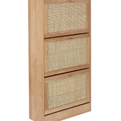 Fabrique de Styles Bibliothèques Et Étagères*Meuble à chaussures 3 portes H113cm - Baia