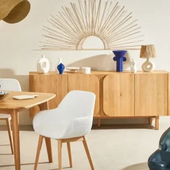 Fabrique de Styles Buffets Et Vitrines*Meuble bas 4 portes en chêne 200xh80cm - Sirocco