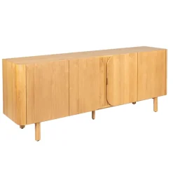 Fabrique de Styles Buffets Et Vitrines*Meuble bas 4 portes en chêne 200xh80cm - Sirocco