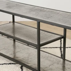 Fabrique de Styles Meubles Tv*Meuble TV en acier et aluminium L150cm - Felia