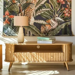 Fabrique de Styles Meubles Tv*Meuble TV en bois L130cm - Saori