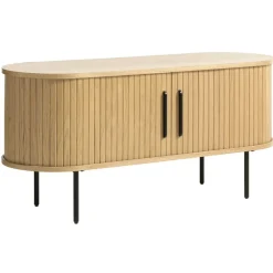 Fabrique de Styles Meubles Tv*Meuble TV en placage chêne l120cm - nola