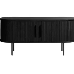 Fabrique de Styles Meubles Tv*Meuble TV en placage chêne L123cm - Nola