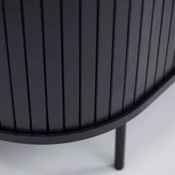 Fabrique de Styles Meubles Tv*Meuble TV en placage chêne L123cm - Nola