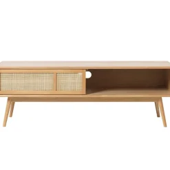 Fabrique de Styles Meubles Tv*Meuble TV en plaquage chêne nature l150cm - barrali