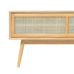 Fabrique de Styles Meubles Tv*Meuble TV en plaquage chêne nature l150cm - barrali