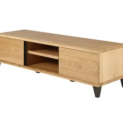 Fabrique de Styles Meubles Tv*Meuble TV en chêne 2 portes L150cm - Manny