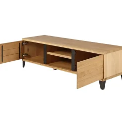Fabrique de Styles Meubles Tv*Meuble TV en chêne 2 portes L150cm - Manny