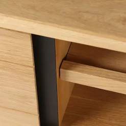 Fabrique de Styles Meubles Tv*Meuble TV en chêne 2 portes L150cm - Manny