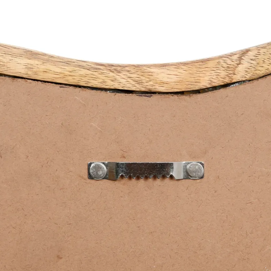 Fabrique de Styles Miroirs*Miroir asymétrique en bois de manguier 57x40cm - Hervea