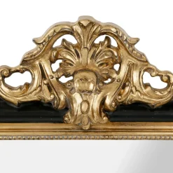 Fabrique de Styles Miroirs*Miroir baroque noir et doré en bois - Féerie
