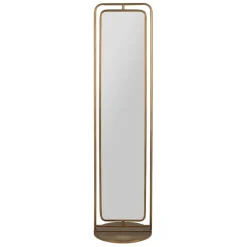 Fabrique de Styles Miroirs*Miroir en fer et panneau de bois h169cm - Aziru