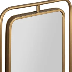Fabrique de Styles Miroirs*Miroir en fer et panneau de bois h169cm - Aziru