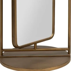 Fabrique de Styles Miroirs*Miroir en fer et panneau de bois h169cm - Aziru