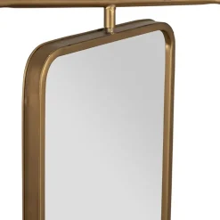 Fabrique de Styles Miroirs*Miroir en fer et panneau de bois h169cm - Aziru
