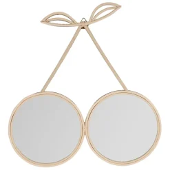 Fabrique de Styles Miroirs*Miroir en rotin - Cerise
