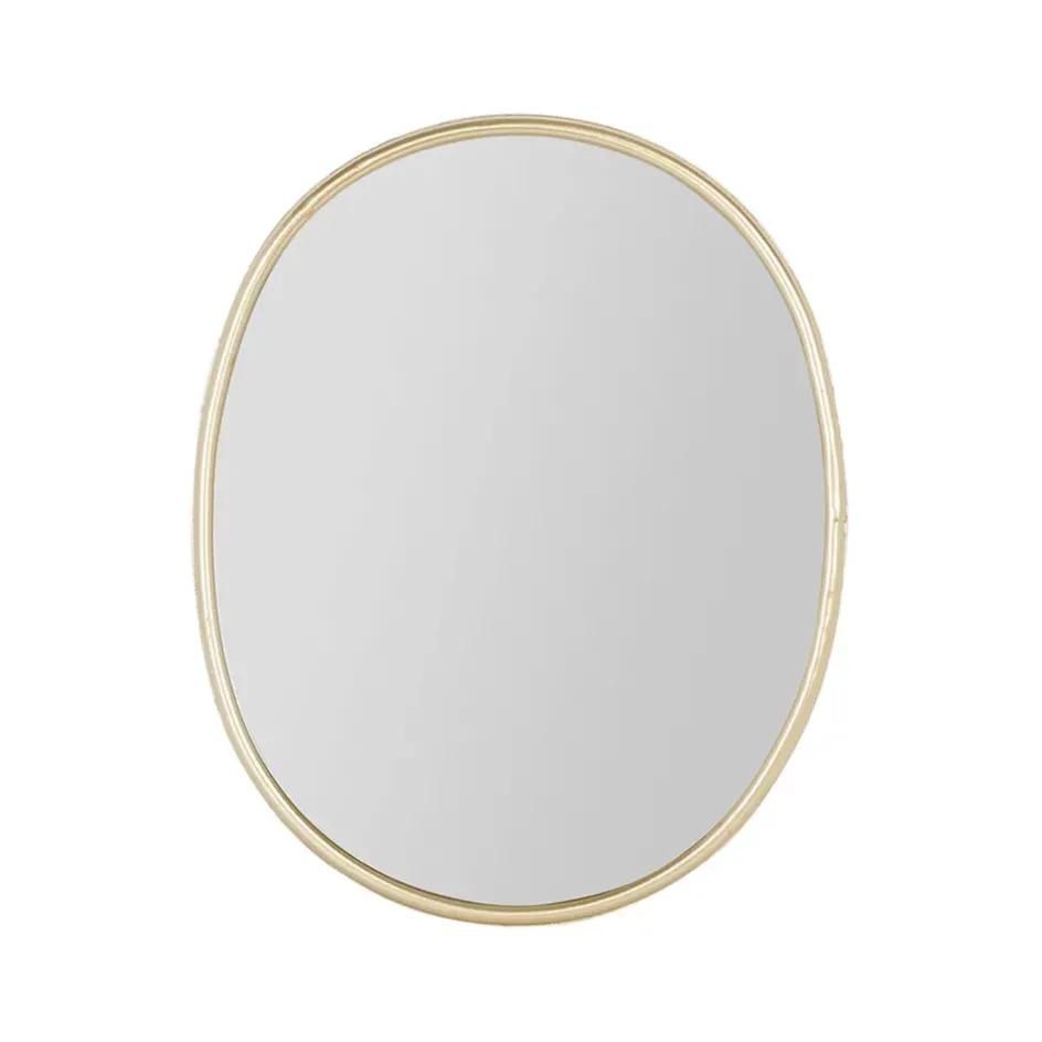 Fabrique de Styles Miroirs*Miroir ovale en fer 40x35cm - Ilena