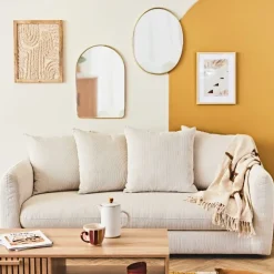 Fabrique de Styles Miroirs*Miroir ovale en fer 50x42cm - Ilena