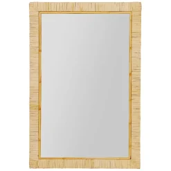 Fabrique de Styles Miroirs*Miroir rectangle en rotin 50.5x75.3cm