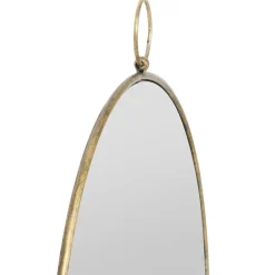 Fabrique de Styles Miroirs*Miroir rond en fer - dorhan