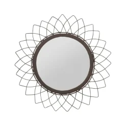 Fabrique de Styles Miroirs*Miroir rond en fer D32cm - Lore