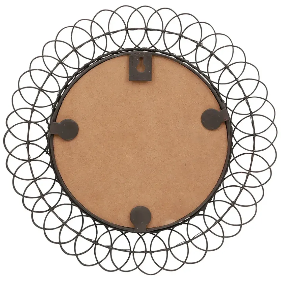 Fabrique de Styles Miroirs*Miroir rond en fer D31cm - Lore