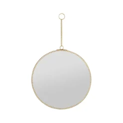 Fabrique de Styles Miroirs*Miroir rond en laiton d20cm - ornalise