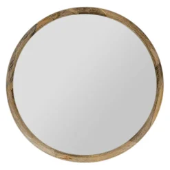 Fabrique de Styles Miroirs*Miroir rond en manguier d80cm - Hervea