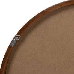 Fabrique de Styles Miroirs*Miroir rond en pin foncé d80cm - Mikawa