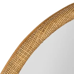 Fabrique de Styles Miroirs*Miroir rond en rotin d80cm - Tamba