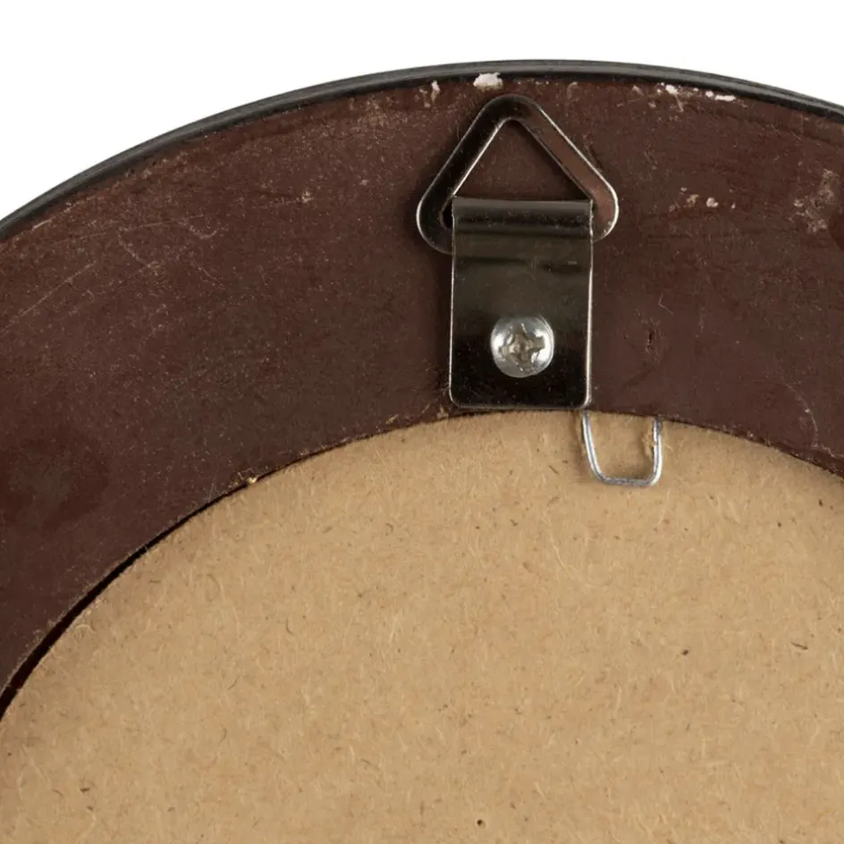 Fabrique de Styles Miroirs*Miroir rond oeil de sorciere noir et doré d16cm - Aureol