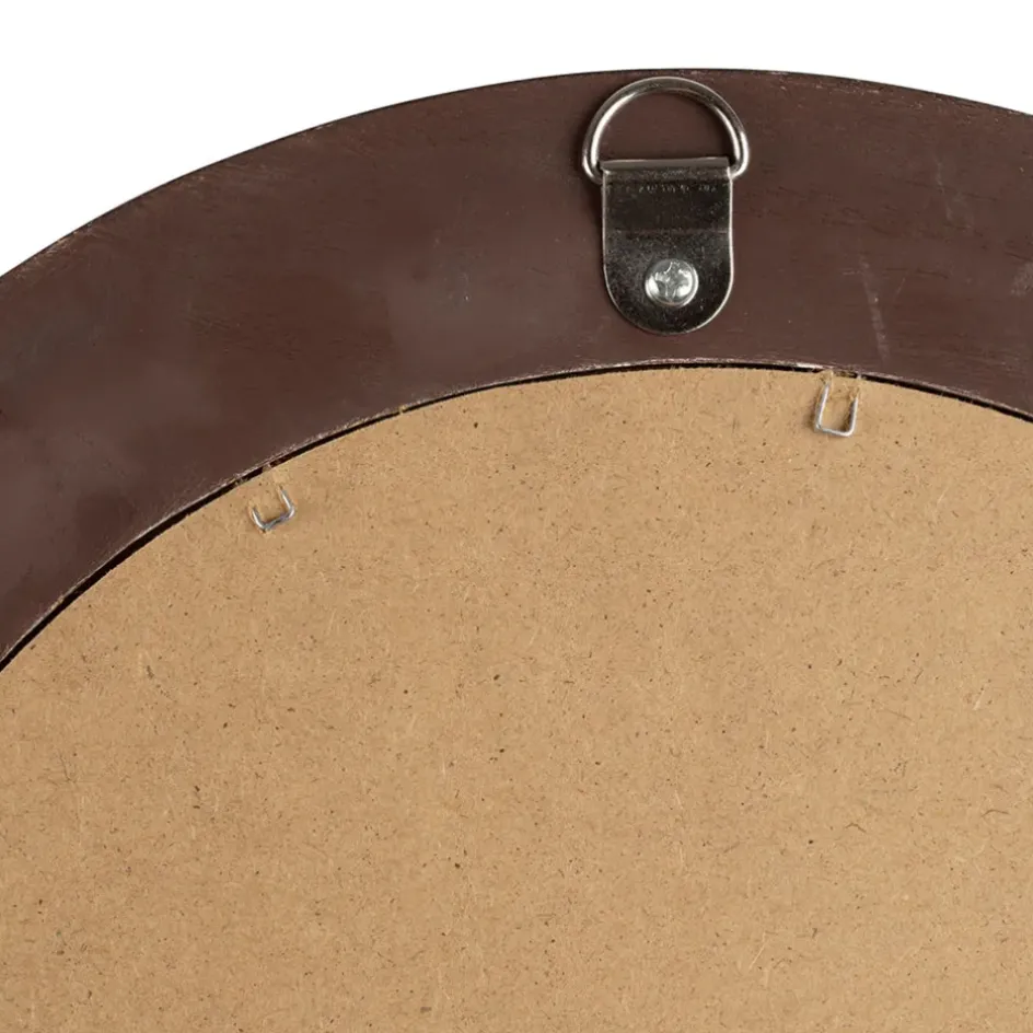 Fabrique de Styles Miroirs*Miroir rond oeil de sorciere noir et doré d33cm - Aureol