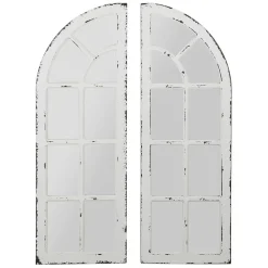 Fabrique de Styles Miroirs*Miroirs x2 patiné 40x117cm - orangerie
