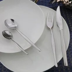 Fabrique de Styles Ménagères*Ménagère 24 pieces en acier ydable argent - violon