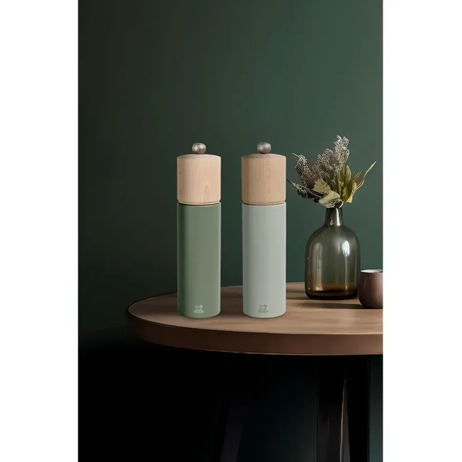 Fabrique de Styles Salières Et Poivrières*Moulin à poivre vert fougère h21.5cm - Boreal