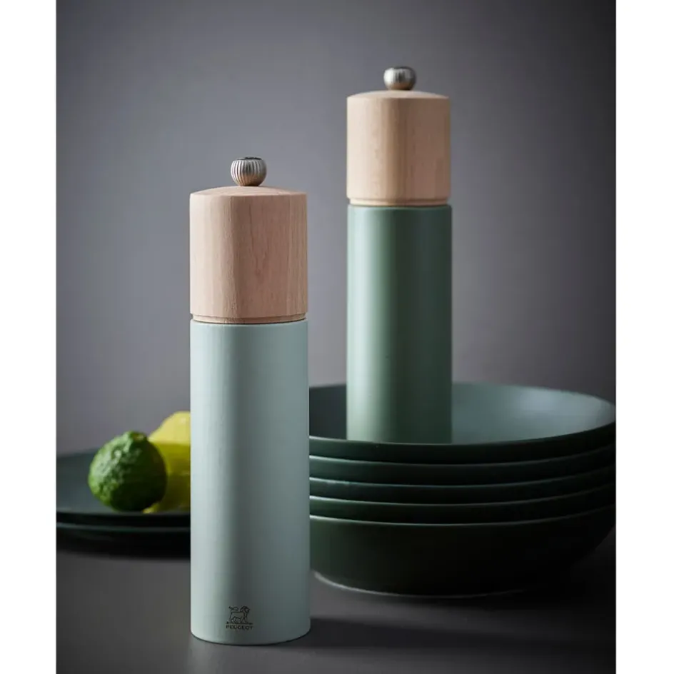 Fabrique de Styles Salières Et Poivrières*Moulin à poivre vert fougère h21.5cm - Boreal