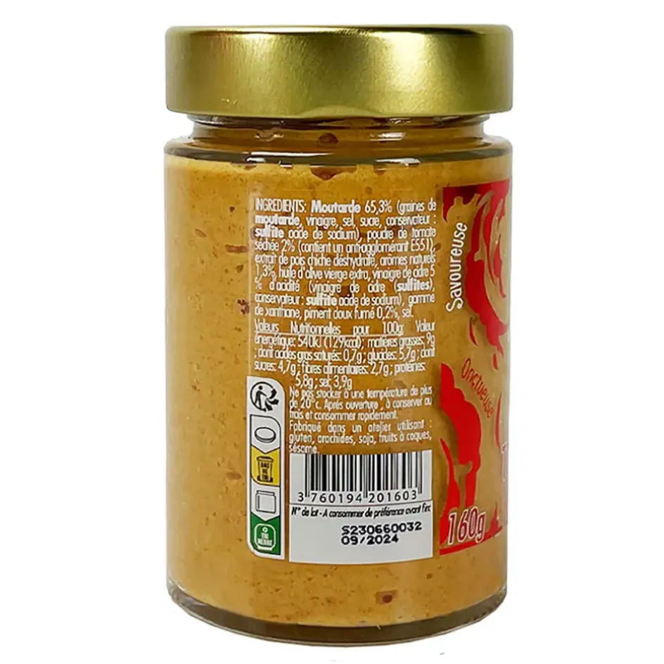 Fabrique de Styles Condiments Et Épices*Mousse de moutarde aux tomates séchées et épices fumées