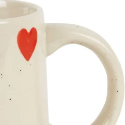 Fabrique de Styles Tasses Et Mugs*Mug en grès et rouge moucheté 35cl - Famille
