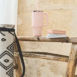 Fabrique de Styles Gourdes*Mug isotherme avec poignée et paille 946ml