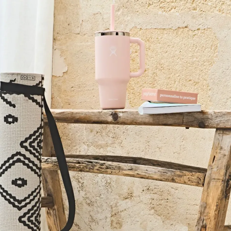 Fabrique de Styles Gourdes*Mug isotherme avec poignée et paille 946ml