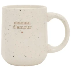 Fabrique de Styles Tasses Et Mugs*Mug moucheté maman en grès 38cl - Beezz