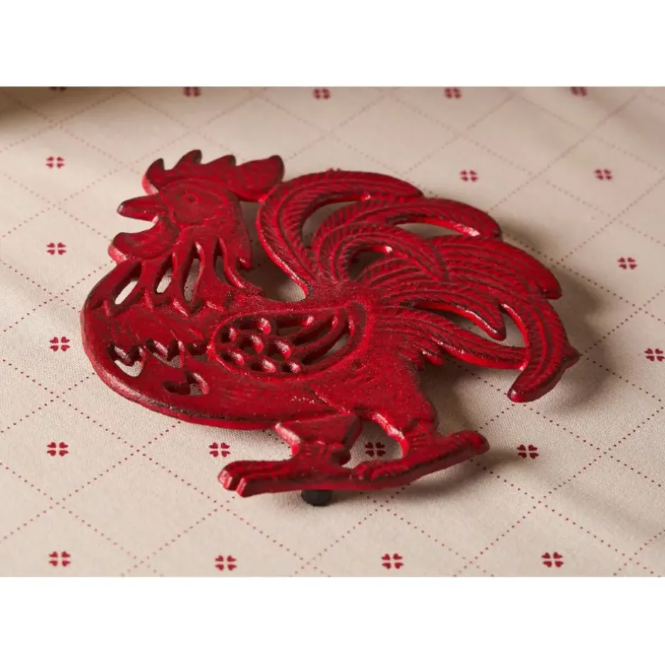 Fabrique de Styles Nappes*Nappe carrée en coton blanc et 160x160cm - P'tits cœurs