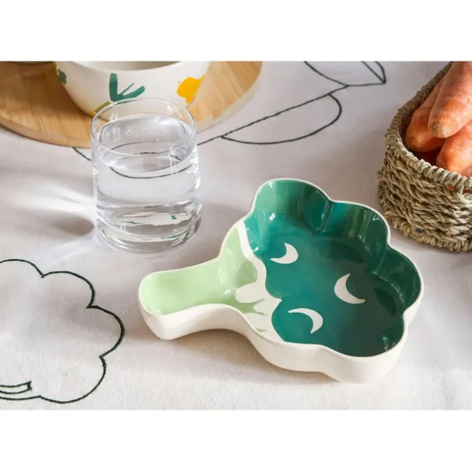 Fabrique de Styles Nappes*Nappe en coton écru 250x145cm - P'tit légumes