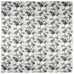 Fabrique de Styles Nappes*Nappe en coton gris vert 320x160cm - Rose noire